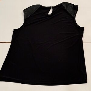 Dkny Black Sleeveless Top